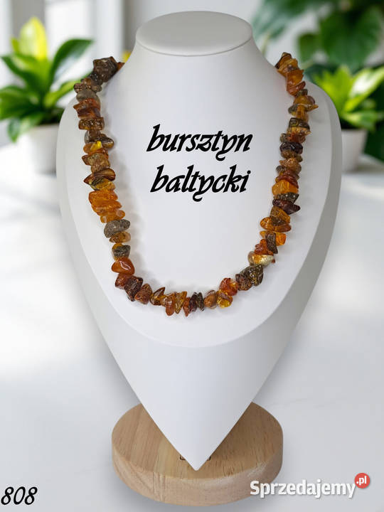 Korale z bursztynu bursztyn bałtycki bryłki Warszawa