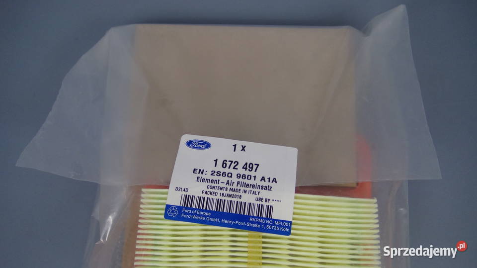 1672497 Filtr powietrza Fi02 D14T osobowe Części Kraków