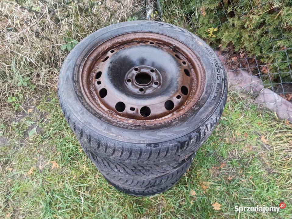 SKODA FABIA II FELGI STALOWE OPONY ZIMOWE 185 55 Milejów