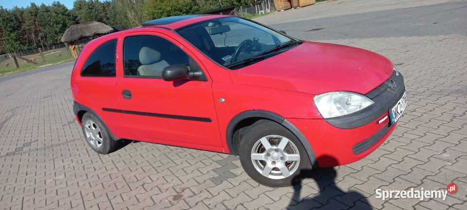 Opel Corsa C 10 BLPG hak 65l LPG100 opłaty ważne Rok produkcji 2002 Skaryszew
