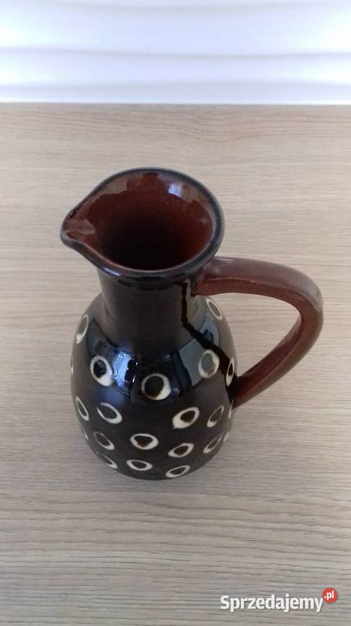 Dzbanuszek z czarkami do wódki ceramika