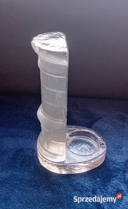 Kryształowy świecznik Tealight w formie pieca Koźminek