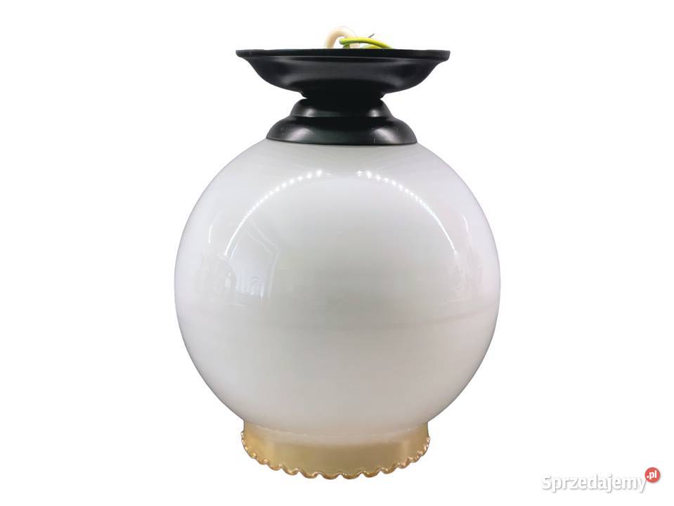 Mała biała lampa wisząca klosz małopolskie Kraków