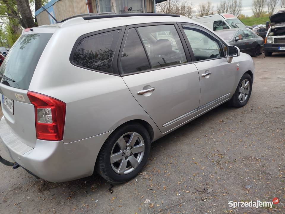 Kia Carens 20 LPG klima półskóry czarne 2007 nieuszkodzony Opole