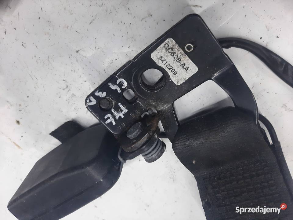 Wpinka zapinka pasa pasów tył Citroen C 4 Pasy bezpieczeństwa