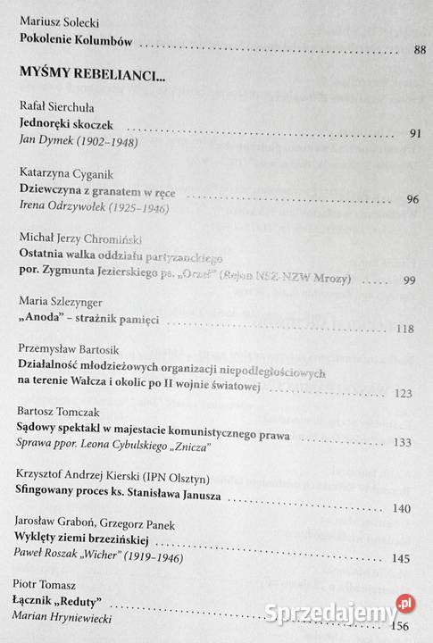 Wyklęci Rówieśnicy niepodległej 0311 2018 Książki i Podręczniki Chełm