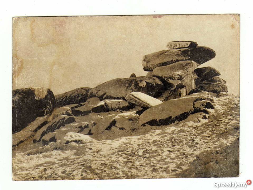 KARKONOSZE TWAROŻNIK POCZTÓWKA CZARNO BIAŁA Krynki sprzedam