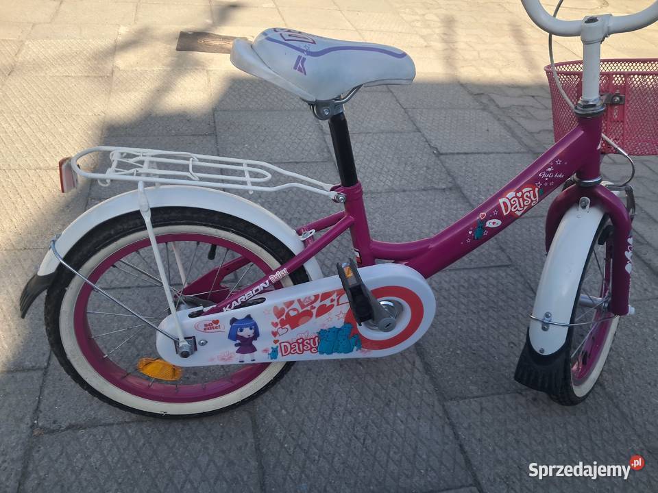 Daisy rowerek dziecięcy 16 fioletowy Słupca sprzedam