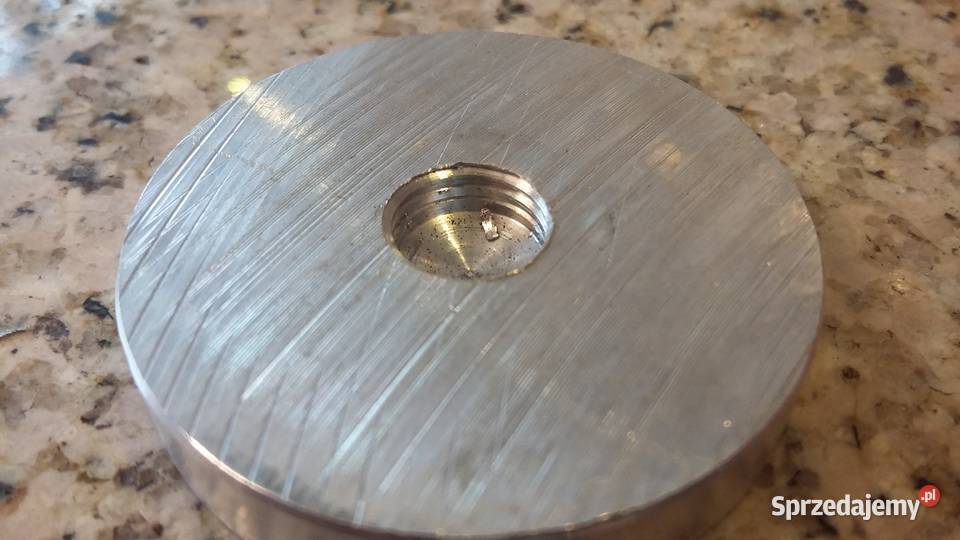 Nakrętka płaska dekoracyjna do lamp M10x1 ALU Warszawa