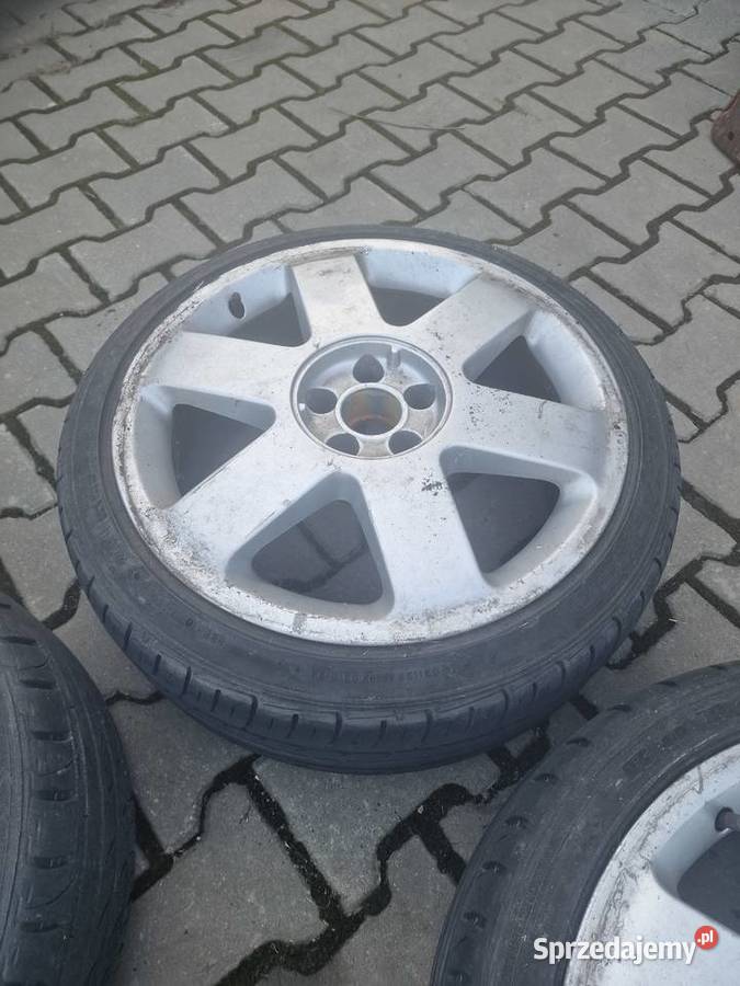 Felgi 17 5x100 audi tt z oponami letnimi Skoczów sprzedam