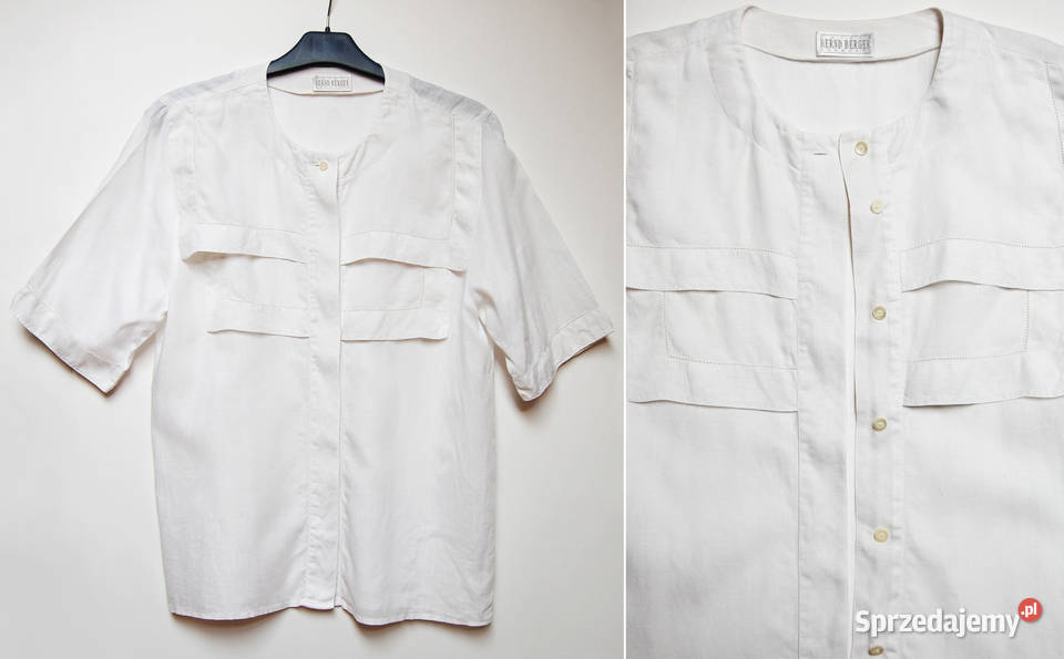 Bernd Berger lniana koszula damska 38 M S len Lublin