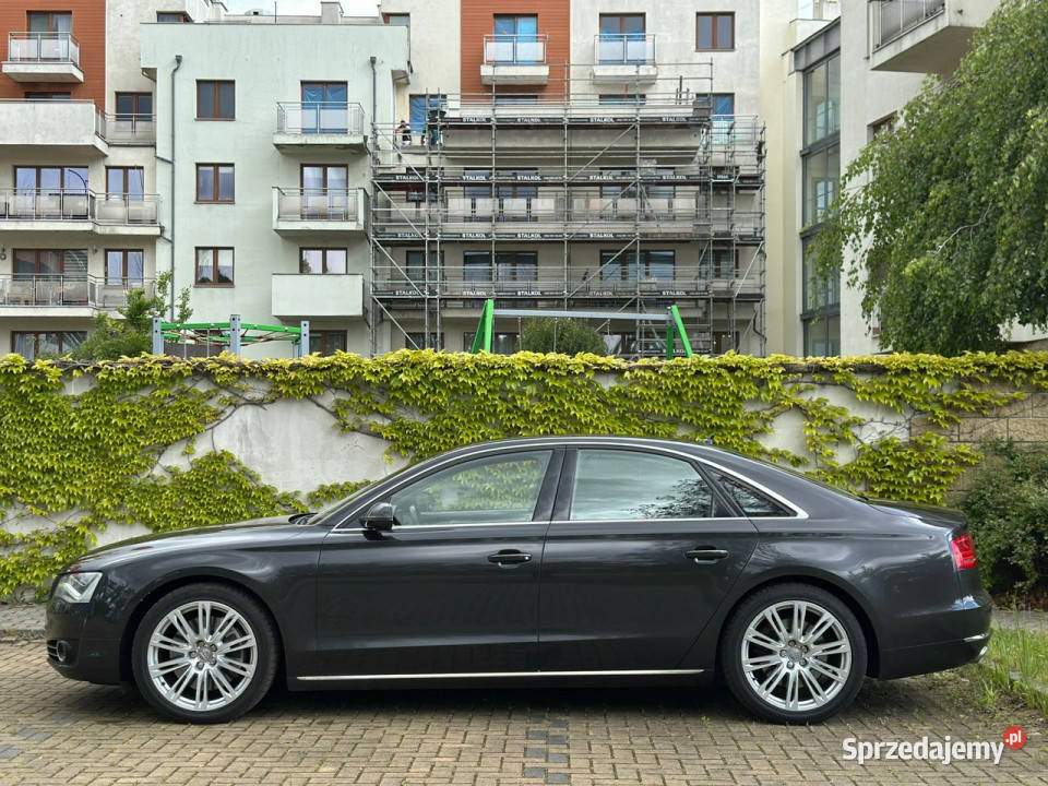 Audi A8 Faktura VAT 23 Salon Polska D4 2010 350KM Samochody osobowe Tarnowskie Góry