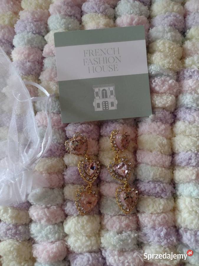 Ekskluzywne długie kolczyki wieczorowe z Londynu Kraków