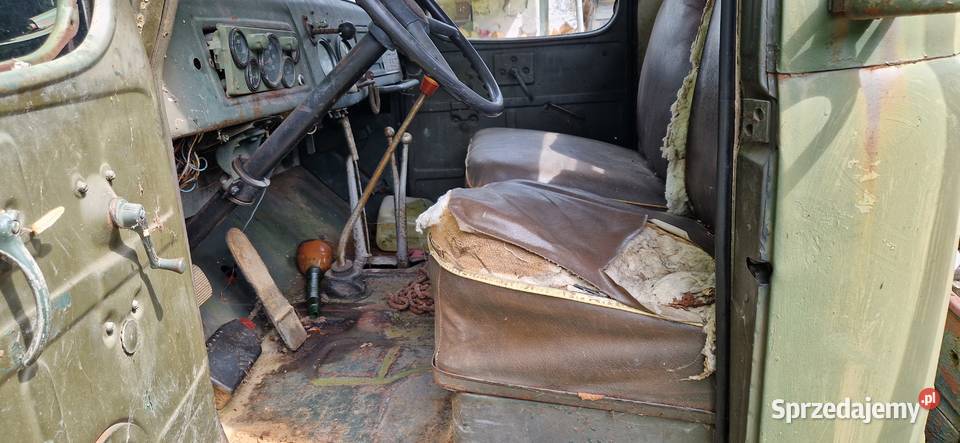 ZIŁ 157 wojskowa ciężarówka Ustrzyki Dolne