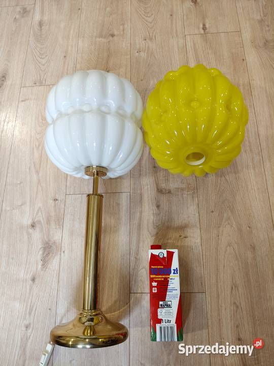 Lampa stołowa Art Deco lata 60 vintage pop art Kalisz