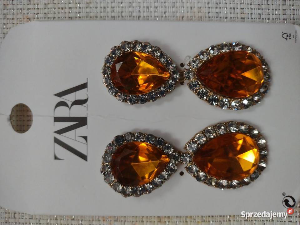 ZARADuże wytworne KOLCZYKI WIECZOROWE z małopolskie Kraków