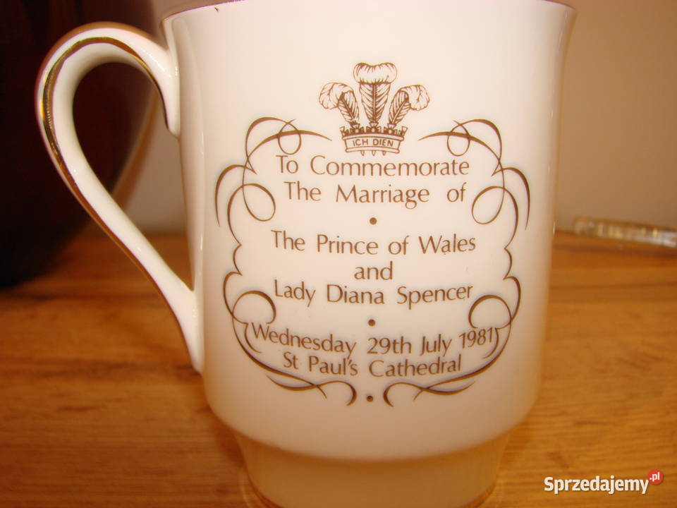 Karol i Diana 1981r kubek Hammersley