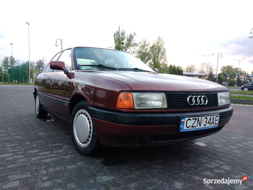 Audi 80 zadbane z pięknym kremowym wnętrzem 80 Warszawa sprzedam