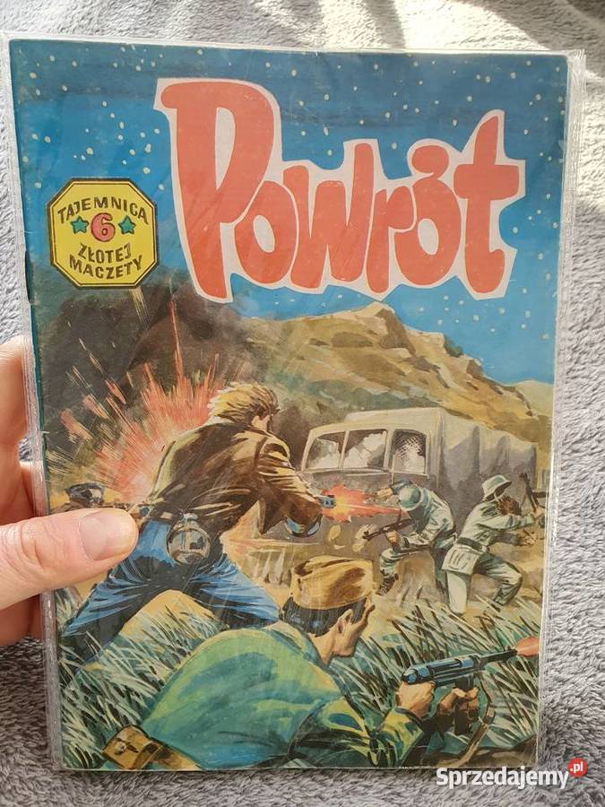 Tajemnica Złotej Maczety komplet 6 komiksów wyd historyczne i wojenne Komiksy Gdynia sprzedam