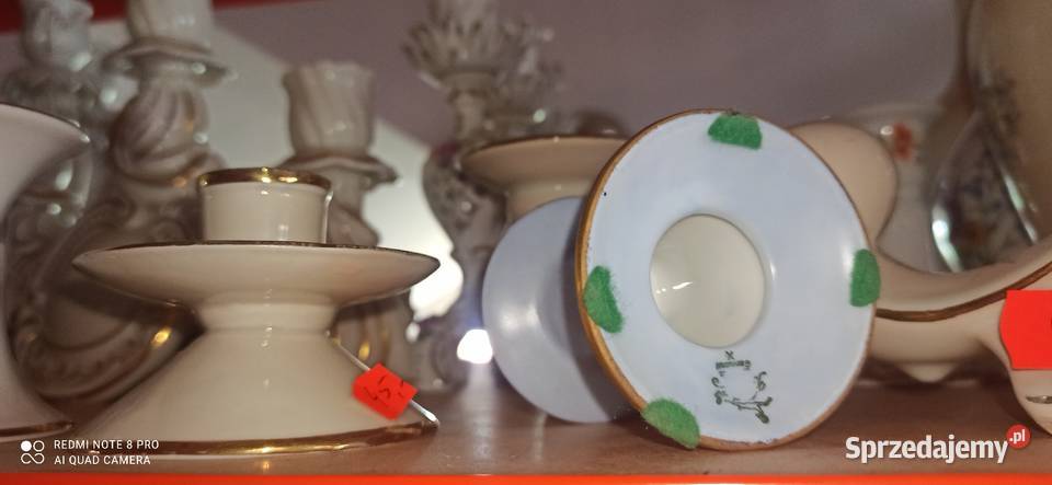 Świecznik na jedną świecę Porcelana Gdańsk sprzedam