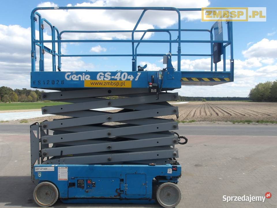 Podnośnik nożycowy zwyżka 14m Genie GS4047 Pleszew