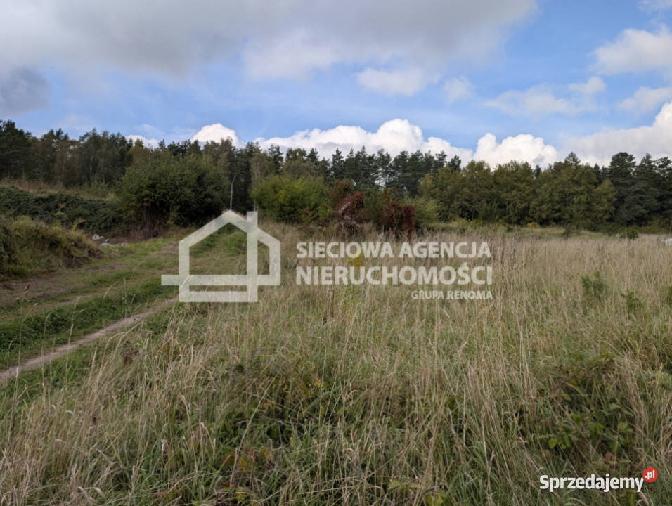 sprzedaży działki Otomin 1002m2 pomorskie