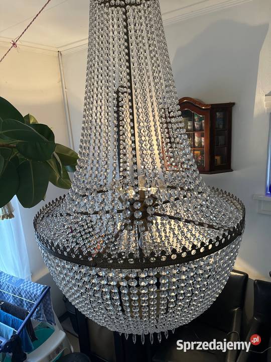 Ogromny kryształowy żyrandol tulipan 16080 Bystrzyca Kłodzka sprzedam