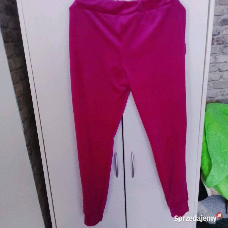 Piękny welurowy dres w rozmiarze uniwersalnym Odzież sportowa Chorzów sprzedam