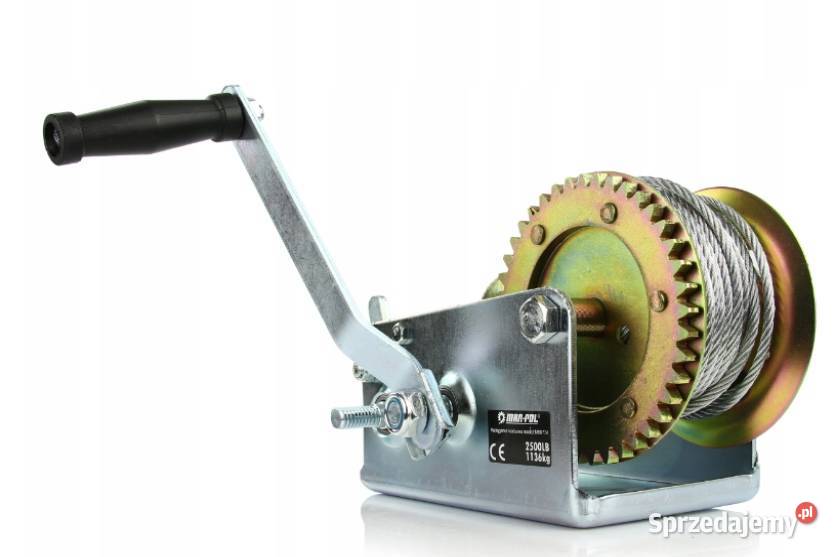 Wyciągarka linowa korbowa 2500LBS 1136 Mierzyn