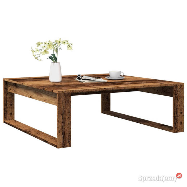 Stolik kawowy kolor starego drewna 100x100x35 Warszawa