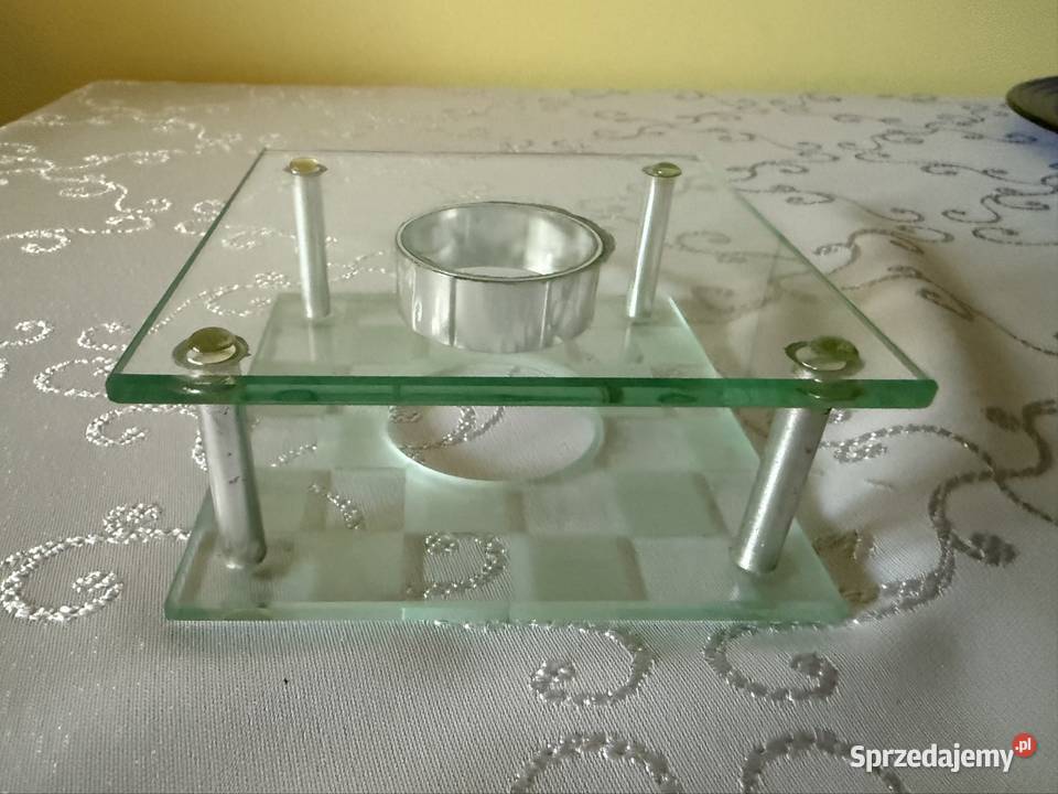 Szklany Podgrzewacz na Świeczki do Herbaty Kawy Czerwionka-Leszczyny