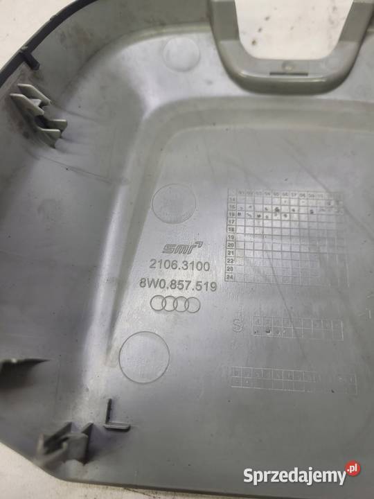 NAKŁADKA OSŁONA LUSTERKA AUDI A4 B9 A5 8W0857519 Uchwyty fabryczne Przystajń