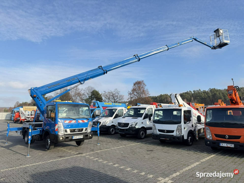 Nissan Cabstar Podnośnik Koszowy 22m RUTHMANN świętokrzyskie Widełki