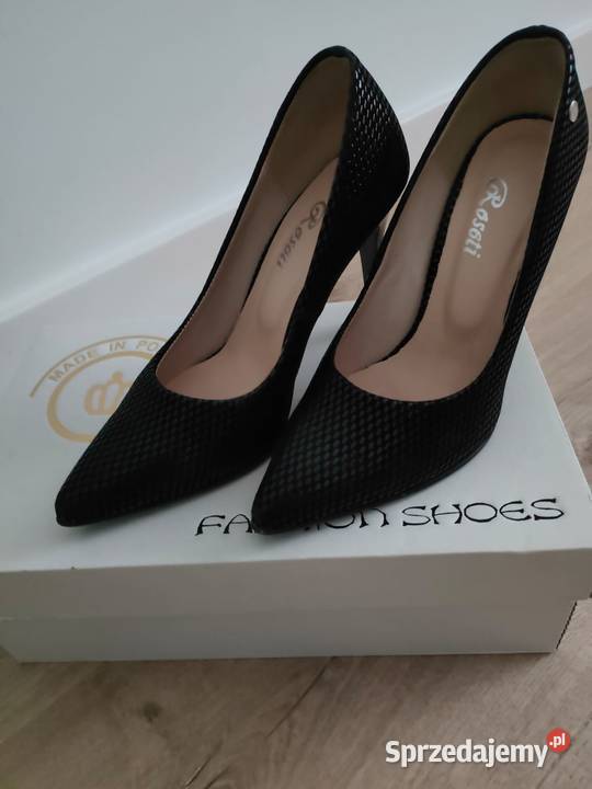 Czółenka na obcasie czarne rozmiar 36 inna Warszawa