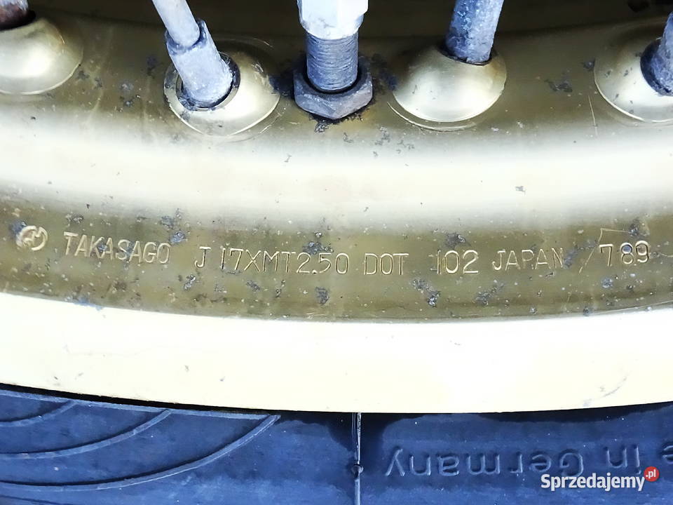Koło felga Takasago 17xMT250 DOT 102 JAPAN 7 89