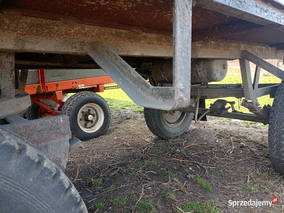 Przyczepa rolnicza nieuszkodzony Przyczepy rolnicze Gostyń