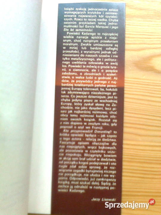 Ismail Kadare Kto przyprowadził Doruntinę