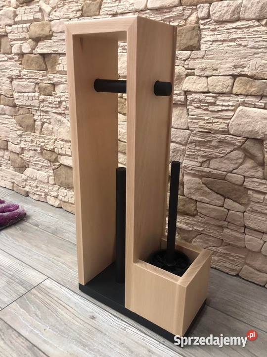 Stojak LOFT na papier toaletowy szczotka WC Dębica