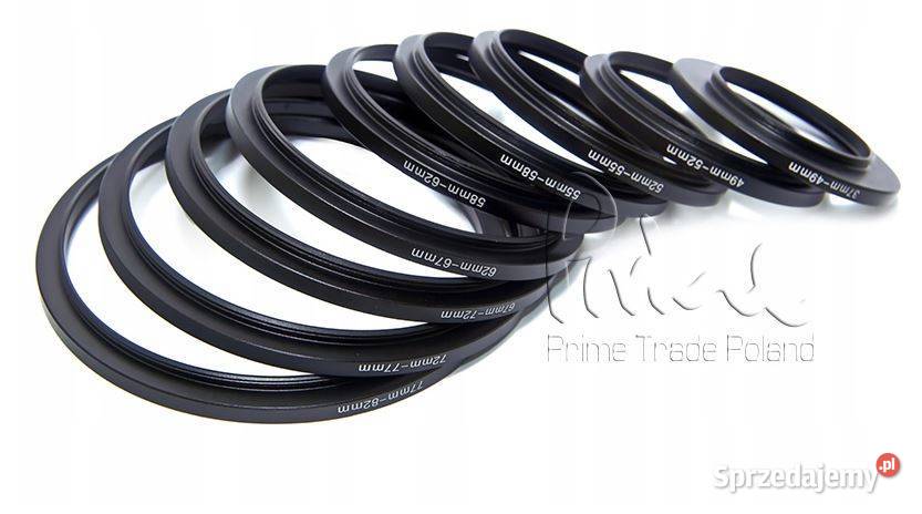 ZESTAW 9 redukcji 37 49 52 55 58 62 67 72 77 82 Warszawa sprzedam