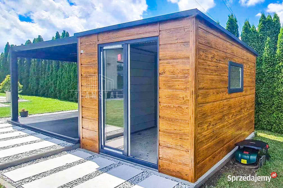 Schowek Domek Ogrodowy 2x25m Okno Jasny Orzech śląskie Rybnik