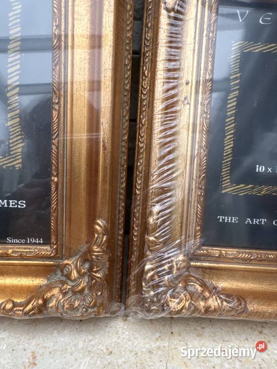 Drewniana rzeźbiona Ramka szkłem foto zdjęcie sprzedam