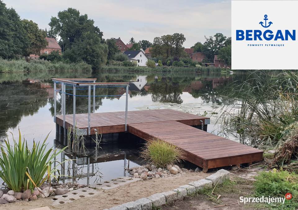 Pomosty pływające na pływakach pomost pływający Międzychód sprzedam
