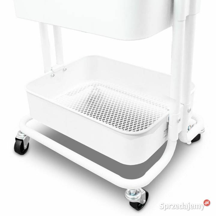 17329 Czarny wózek kuchenny organizer IKEA na Legnica