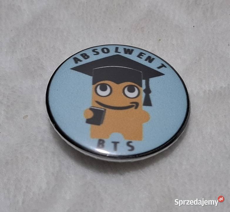 Przypinka Amazon Peccy Absolwent BTS 32 Pozostałe śląskie sprzedam