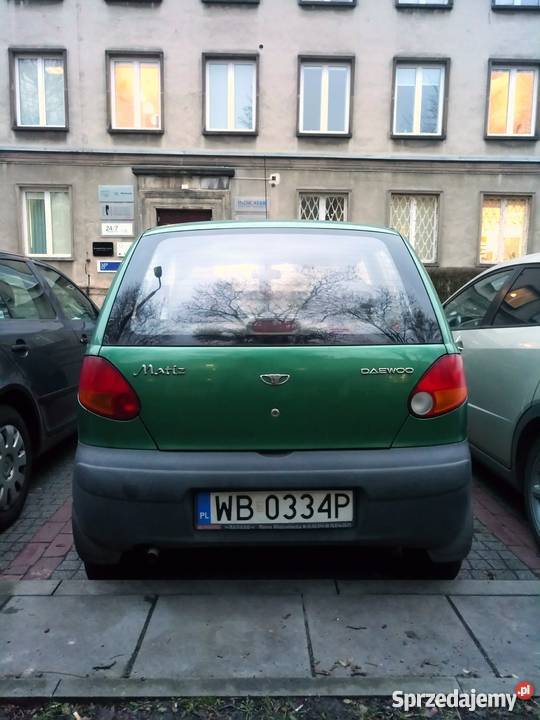 Daewoo Matiz Warszawa Śródmieście zielony