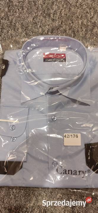 Koszula niebieska długi rękaw ochrona