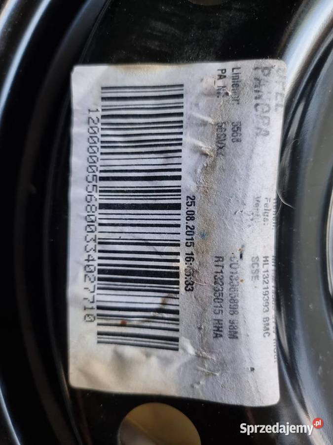 Koło dojazdowe Opel 17 Lublin