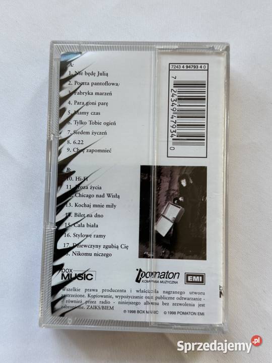 WandaBandaMoje przebojekaseta MC Lublin