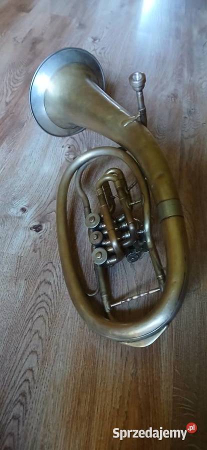 Stara mosiężna trąbka Kraków