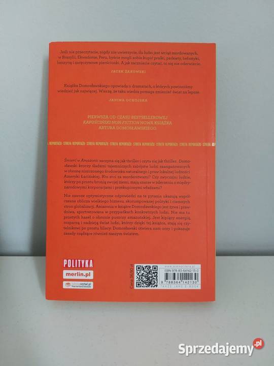 reportaż Śmierć w Amazonii podróże książka Poznań